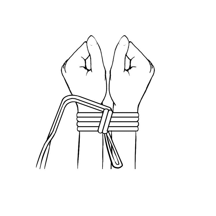 Adam & Eve BONDAGE ROPE - 4.5 metre (15 feet) - Black Bondage Rope - 4.5 metre Length